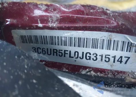 2018 Ram 2500 Laramie 4X4 6'4 Box z USA, uszkodzony, nr VIN 3C6UR5FL0JG315147